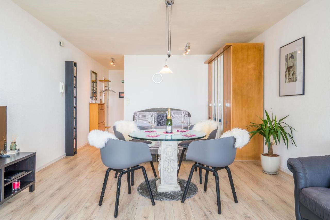 Luxueuze Vakantiestudio Met Zeezicht En Terras In Oostende Eksteriør billede